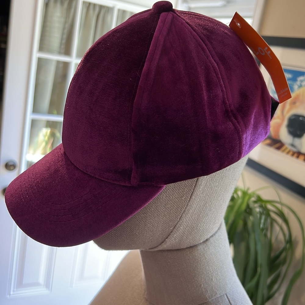 Velvet baseball hat - Picture 3 of 7